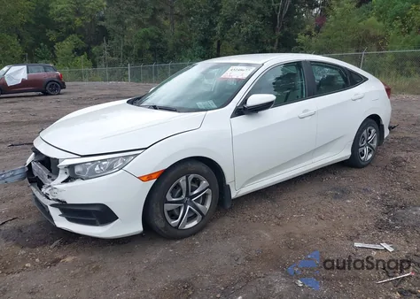2016 Honda Civic Lx из США, поврежденный, VIN 19XFC2F57GE087431